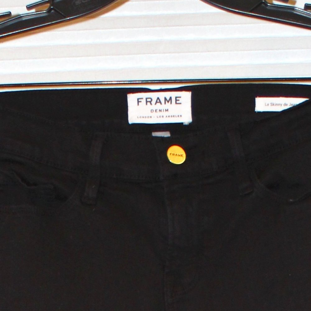 Frame Size 26 Black Jeans